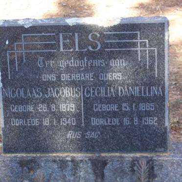 ELS Nicolaas Jacobus 1879-1940 &amp; Cecilia Daniellina 1885-1962