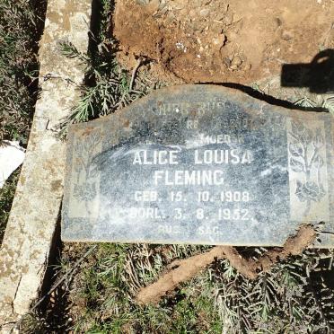 FLEMING Alice Louisa 1908-1952