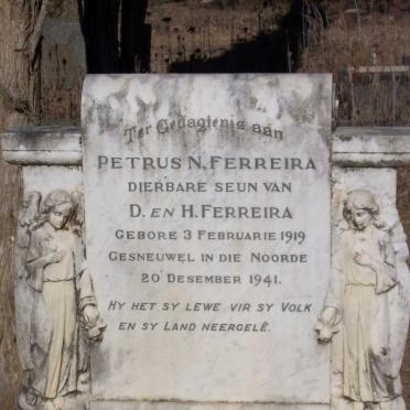 FERREIRA Petrus N. 1919-1941 