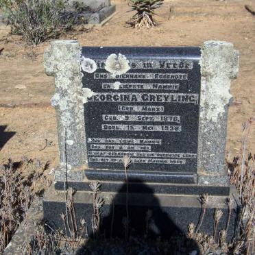 GREYLING Georgina nee MARX 1876-1938