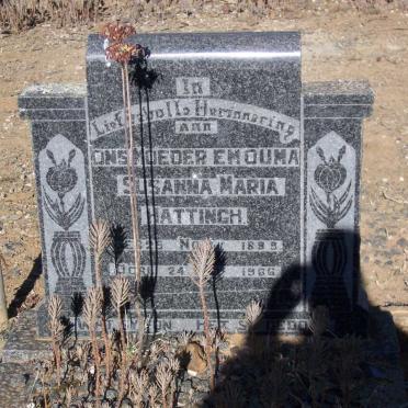 HATTINGH Susanna Maria 1889-1966