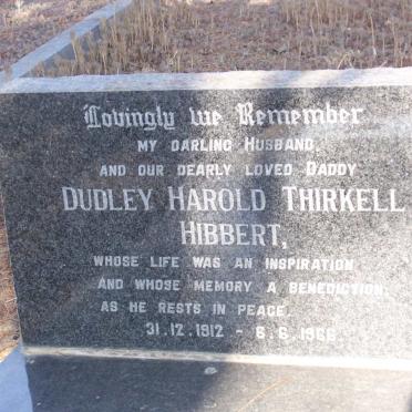 HIBBERT Dudley Harold Thirkell 1912-1966