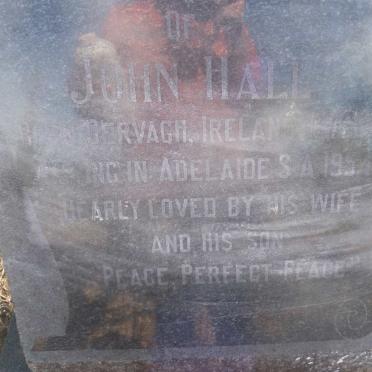 HALL John -1954 &amp; Mary Elizabeth 1887-1970 :: HALL Harry Coolrammer 1925-1993