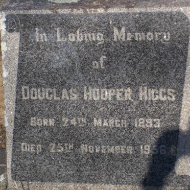 HIGGS Douglas Hooper 1893-1956