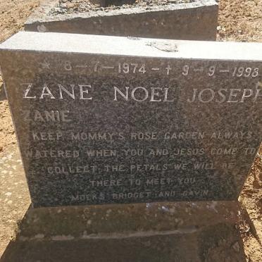 JOSEPH Zane Noel 1974-1998