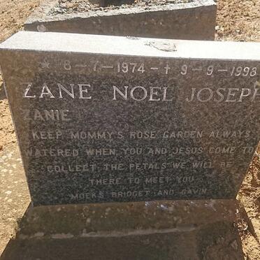 JOSEPH Zane Noel 1974-1998