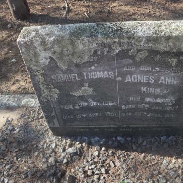 KING Samuel Thomas 1864-1951 &amp; Agnes Ann ROBINSON 1867-1949
