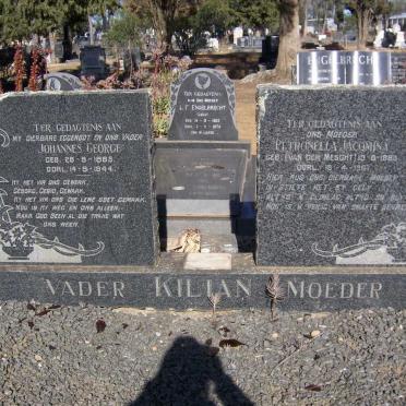KILIAN Johannes George 1885-1944 &amp; Petronella Jacomina VAN DER MESCHT 1888-1967