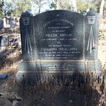 KLERK Willem Adriaan, de 1882-1951 &amp; Catharina Wilhelmina NEL 1883-1958