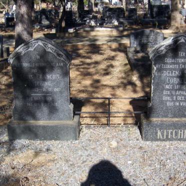 KITCHING Louis Francois 1882-1967 &amp; Magdalena Susanna Cornelia LOTTERING 1884-1953