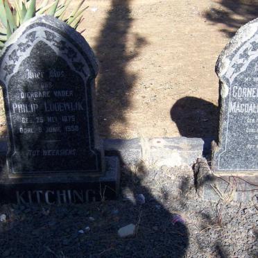 KITCHING Philip Lodewijk 1875-1958 &amp; Cornelia Susanna Magdalena 1873-1942