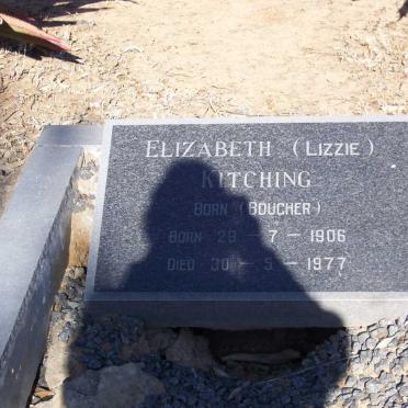 KITCHING Elizabeth nee BOUCHER 1906-1977