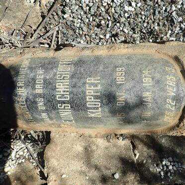 KLOPPER Theunis Christoffel 1899-1974