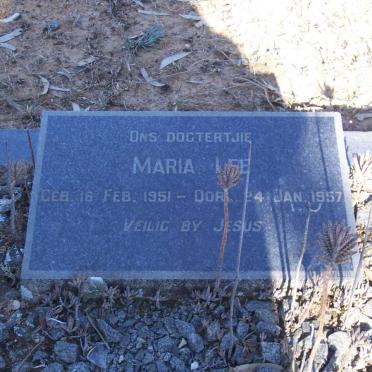 LEE Maria 1951-1957