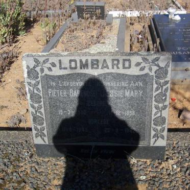 LOMBARD Pieter Barendse 1900-1943 &amp; Jessie Mary 1898-1962