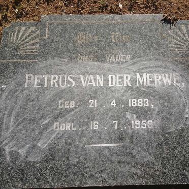 MERWE Petrus, van der 1883-1959