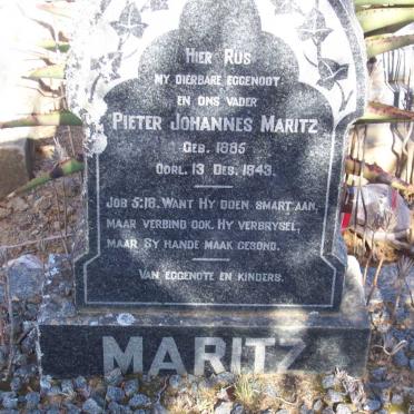 MARITZ Pieter Johannes 1885-1943