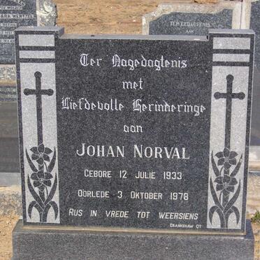 NORVAL Johan 1933-1978