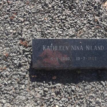 NILAND Kathleen Nina 1890-1967