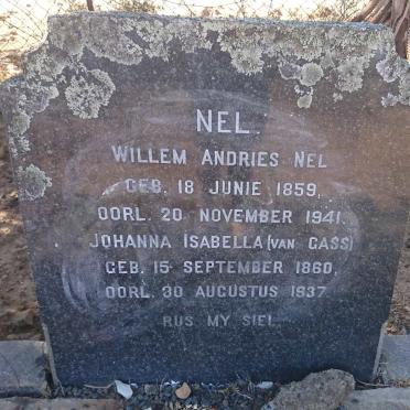 NEL Willem Andries 1859-1941 &amp; Johanna Isabella VAN GASS 1860-1937