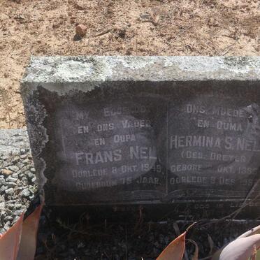 NEL Frans -1949 &amp; Hermina S. DREYER 1886-1967