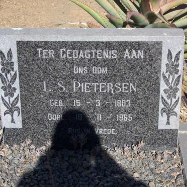 PIETERSEN L.S. 1883-1965