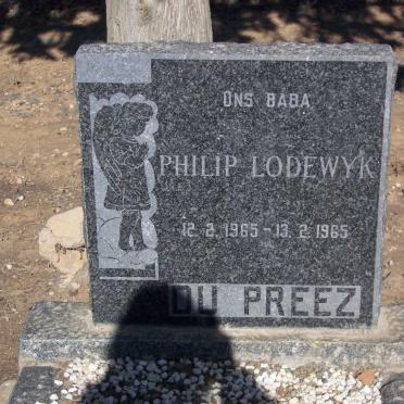 PREEZ Philip Lodewyk, du 1965-1965