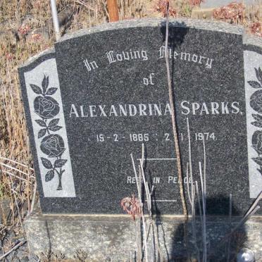 SPARKS Alexandrina 1885-1974