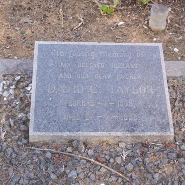 TAYLOR David C. 1905-1965