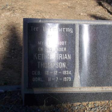 THOMPSON Keith Brian 1934-1979