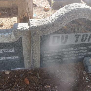 TOIT Jan Hendrik, du 1881-1937 &amp; Carlie J. LIEBENBERG 1883-1952