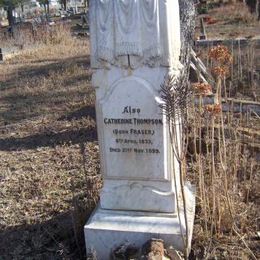 THOMPSON Catherine nee FRASER 1833-1899