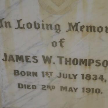 THOMPSON James W. 1834-1910