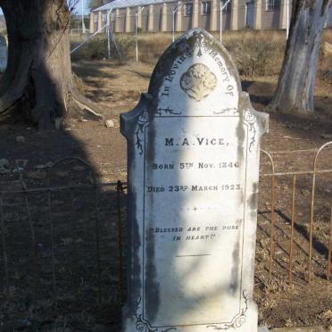 VICE M.A. 1846-1923