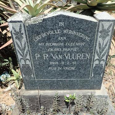 VUUREN P.R., van -1951