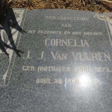 VUUREN Cornelia J.J., van nee BOTHA 1872-1949