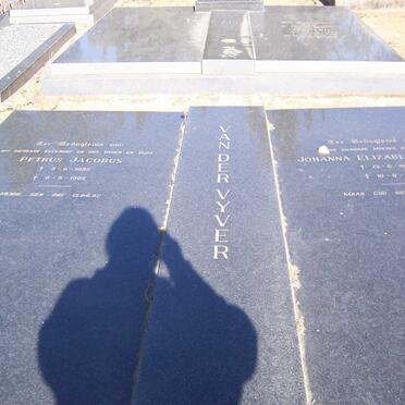 VYVER Petrus Jacobus, van der 1895-1982 &amp; Johanna Elizabeth BOTHA 1901-1987