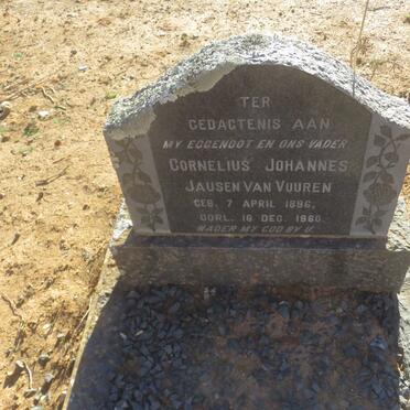 VUUREN Cornelius Johannes, Jansen van 1896-1960 &amp; Maria Aletta Catharina 1899-1971