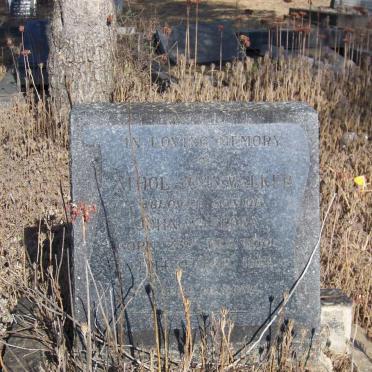WALKER Athol John 1910-1951