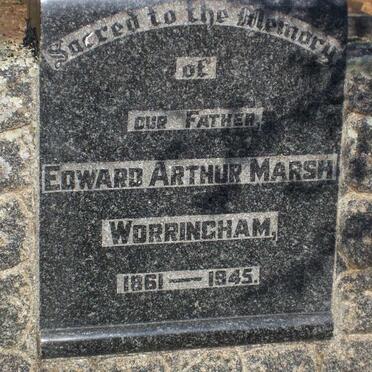 WORRINGHAM Edward Arthur Marsh 1861-1945