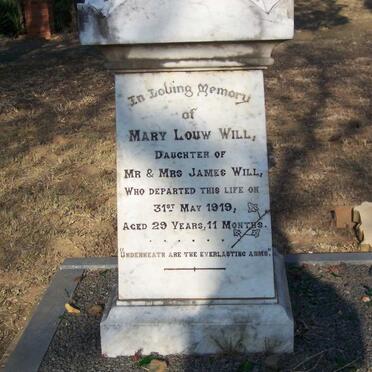 WILL Mary Louw -1919