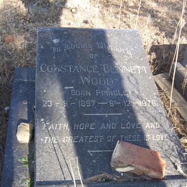 WOOD Constance Bennett nee PRINGLE 1897-1976