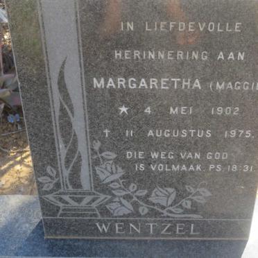 WENTZEL Margaretha 1902-1975
