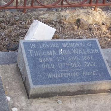 WALKER Thelma Ada 1897 - 1963