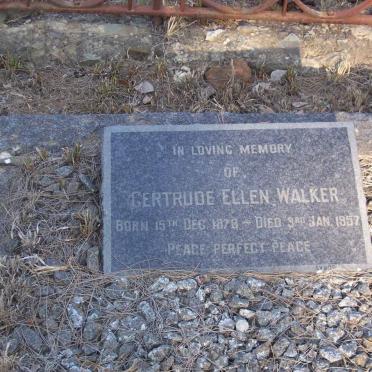 WALKER Gertrude Ellen 1878 - 1957