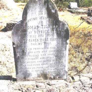 Eastern Cape, ALBANY district, Grahamstown, Carel's Rust, farm cemetery