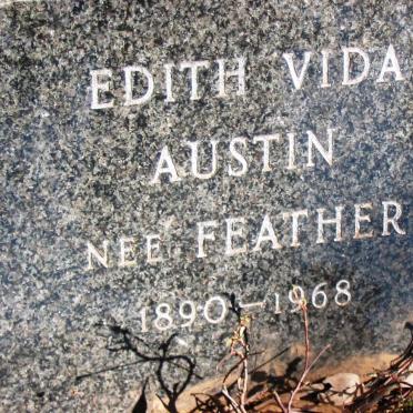 AUSTIN Edith Vida nee FEATHER 1890-1968