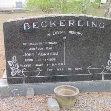 BECKERLING John Abraham 1906-1971