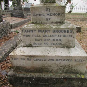 BROOKES Fanny Mary -1908