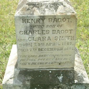 BAGOT Henry 1867-1881